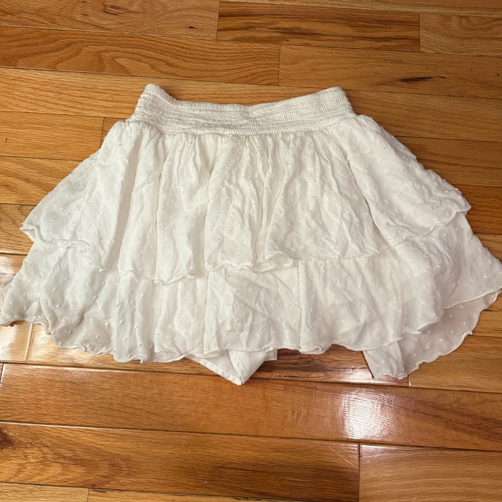 Forever 21 White Mini Skirt
